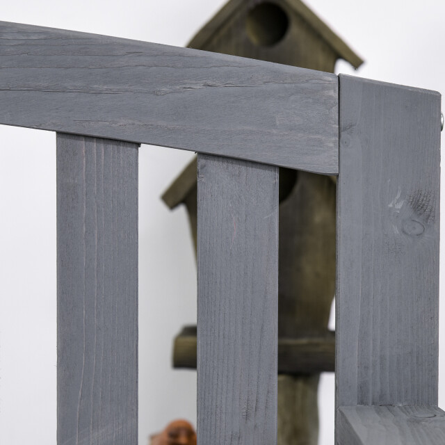 4goodz 2-zits houten tuinbank tot 240 kg belasting 140x50x85 cm 3522447 large