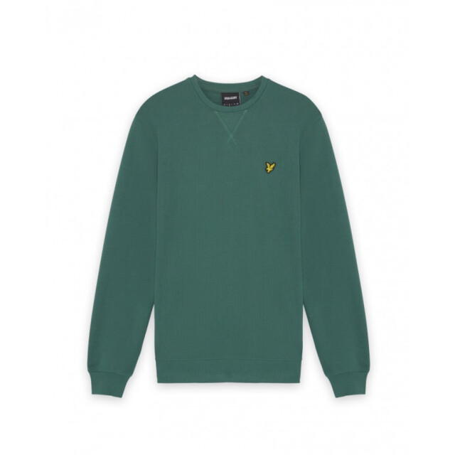 Lyle and Scott Ml424vog crew neck everglade w130 heren sweater Everglade W130/ML424VOG Crew Neck large
