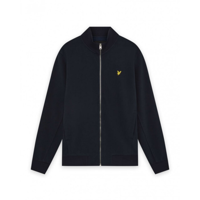 Lyle and Scott Ml2416v oique zip thtough dark navy z271 sweater cardigan Dark Navy Z271/ML2416V Oique Zip Thtough large