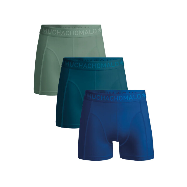 Muchachomalo Jongens 3-pack boxershorts U-SOLID1010-1261J large