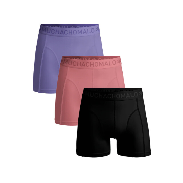 Muchachomalo Jongens 3-pack boxershorts U-SOLID1010-1262J large