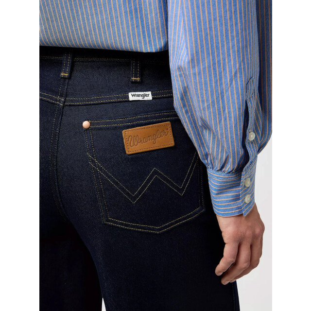 Wrangler Canyon wide high rise dark denim lines 112371187 large