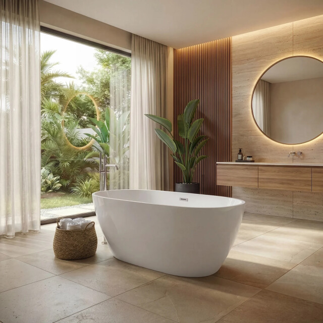 Badplaats Ligbad peru 170 x 80 x 58 cm vrijstaand bad hoogglans 3267963 large