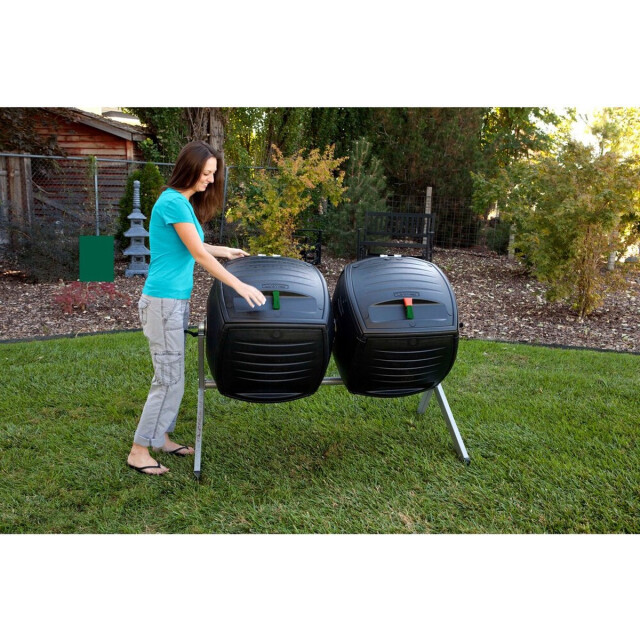 Lifetime ® composterbak 2x 189 liter lk02000 trommel composteerder 3523667 large