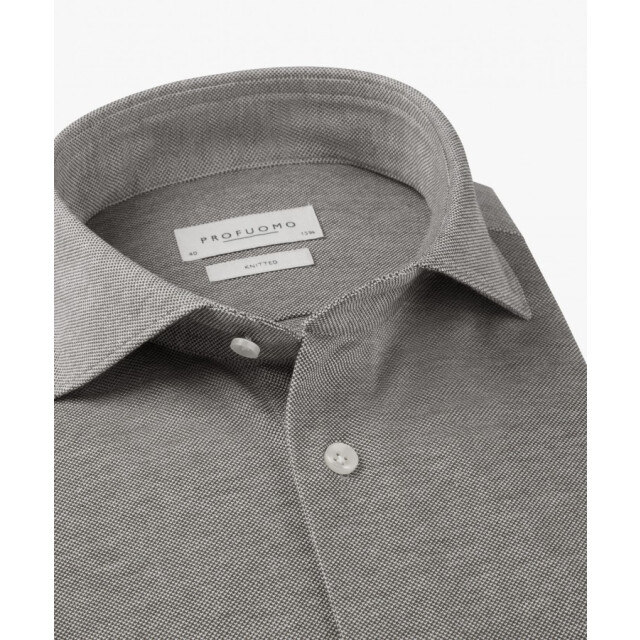 Profuomo Ppxh10023c - overhemd cutaway lange mouw profu H/PPXH10023C large