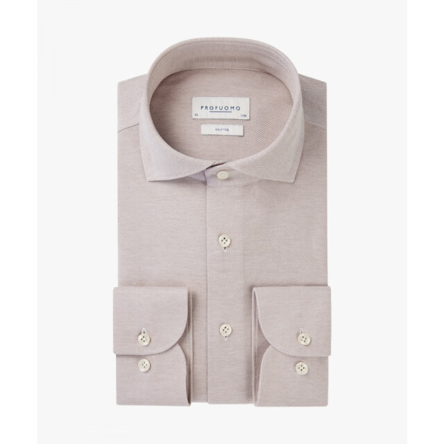 Profuomo Pp2h00009b -  cutaway overhemd lange mouw profu F/PP2H00009B large