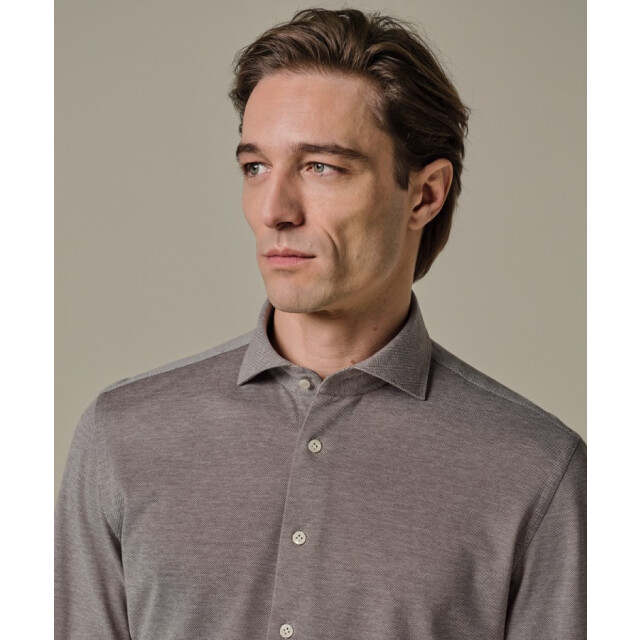 Profuomo Ppxh10023c - overhemd cutaway lange mouw profu H/PPXH10023C large