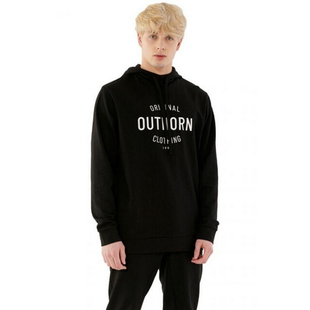 Outhorn Heren katoen mix hoodie UTPP8152_black large