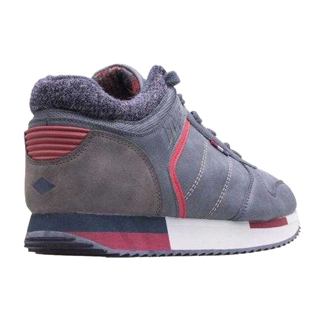 Lee Cooper Heren logo leren wandelschoenen UTPP7782_grey large
