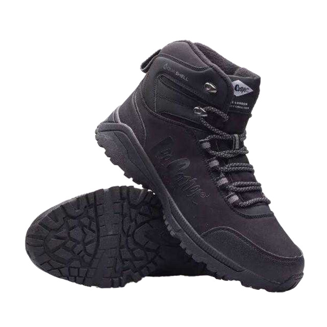 Lee Cooper Ecologische leren wandelschoenen heren UTPP7795_black large