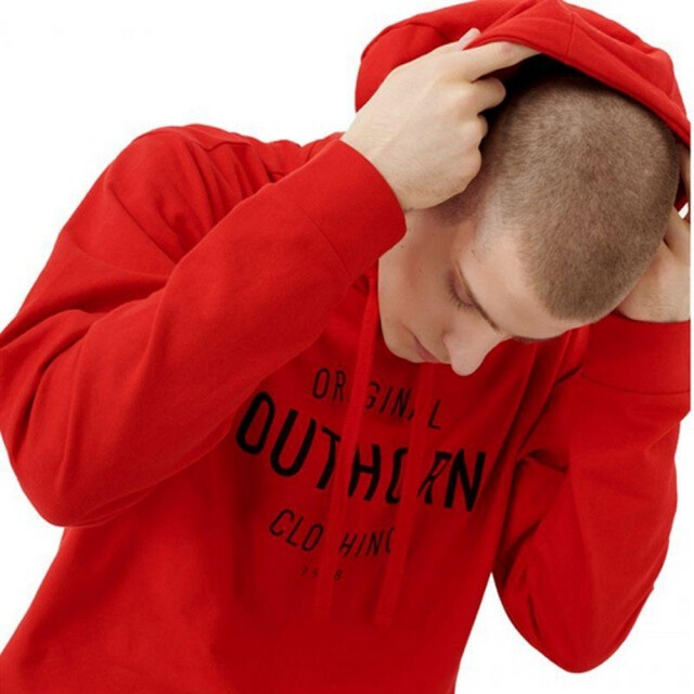 Outhorn Heren katoen mix hoodie UTPP8152_red large