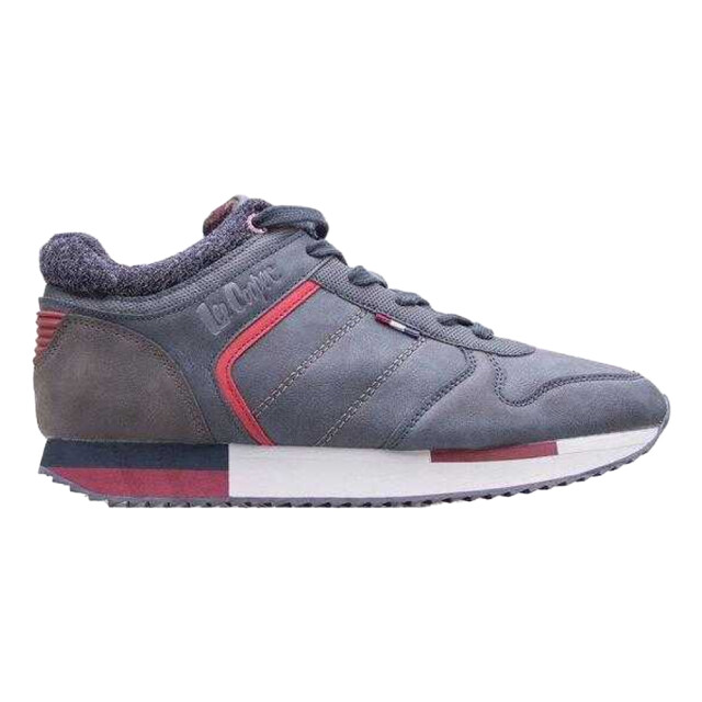 Lee Cooper Heren logo leren wandelschoenen UTPP7782_grey large