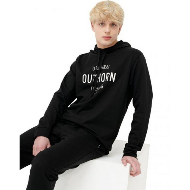 Outhorn Heren katoen mix hoodie UTPP8152_black large