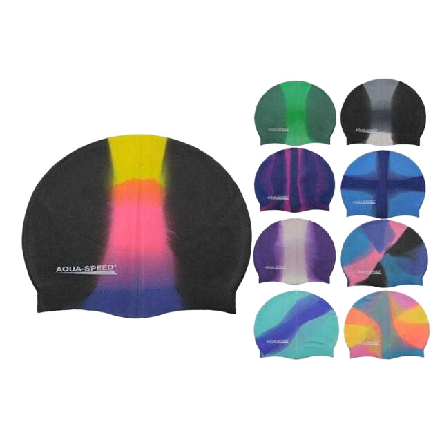Aqua Speed Unisex volwassen siliconen badmuts UTPP788_multicoloured large