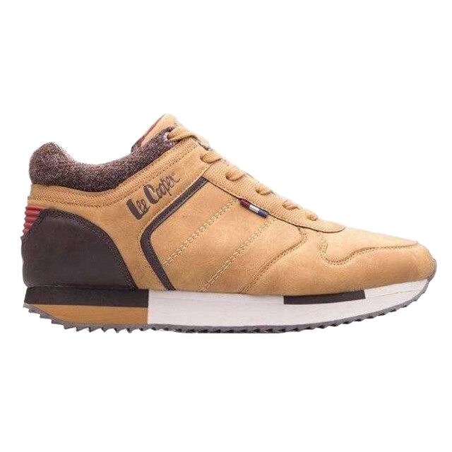 Lee Cooper Heren logo leren wandelschoenen UTPP7782_brown large