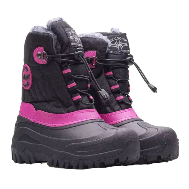 Lee Cooper Snowboots van kinderleer met logo UTPP11987_navyblue large