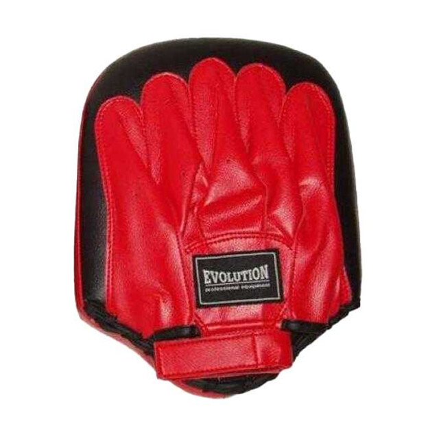 Evolution Unisex volwassenen trainers synthetisch leer haak & jab pads UTPP11365_blackred large