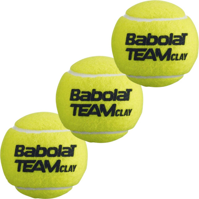 Babolat Team clay court tennisballen (pak van 3) UTPP8282_yellow large