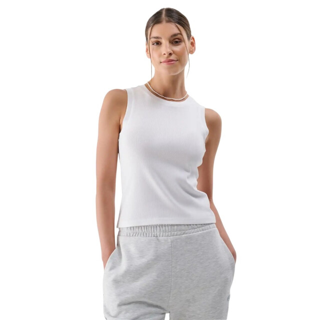 4F Dames f132 mouwloze tanktop UTPP1273_white large