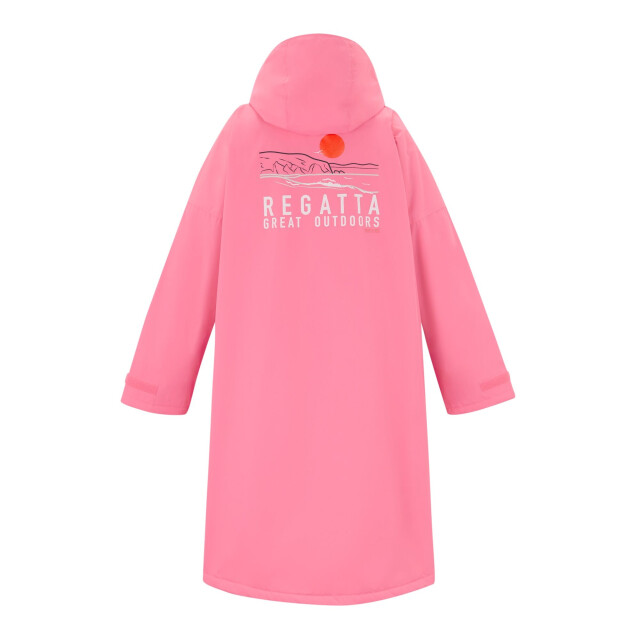 Regatta Waterdichte fleece gevoerde luierjas voor volwassenen UTRG9120_pinklemonade large