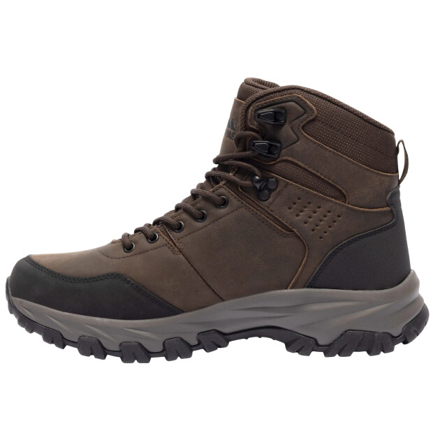 Trespass Heren stride leren wandelschoenen UTTP7151_darkbrown large