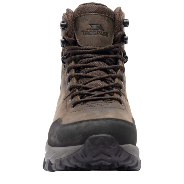 Trespass Heren stride leren wandelschoenen UTTP7151_darkbrown large