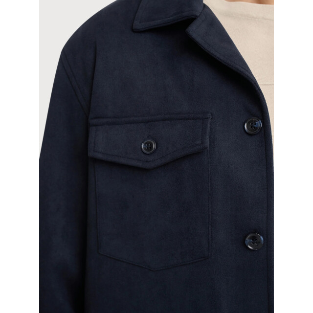 Blue Industry Het suède look overshirt | MILANOW25-M42 large