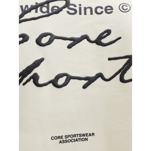 Jack & Jones Jcodust script sweat crew neck off-white 5209.02.0002 large