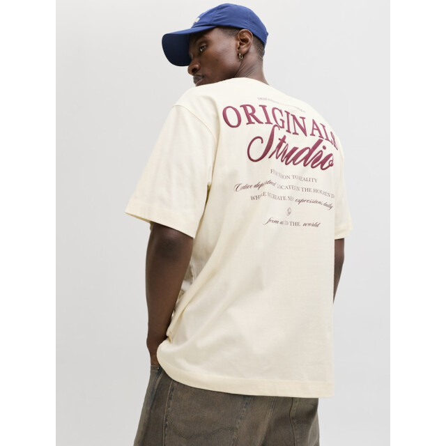 Jack & Jones Jornorrebro typo tee ss crew neck noos off-white 5339.02.0026 large