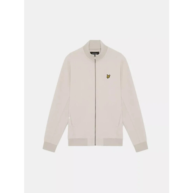 Lyle and Scott Pique zip true track jacket off-white 5239.02.0002 large