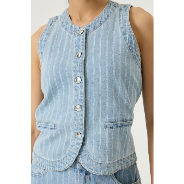 Garcia Jeans Gilet blue denim 4250.35.0006 large