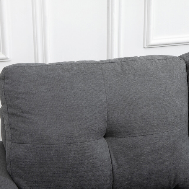 4goodz Hoekbank 3-zits in scandinavisch design linnenlook - 3527239 large