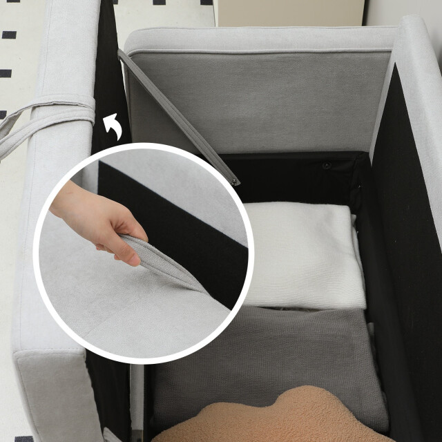 4goodz 2-zitsbank met opbergruimte en knoopgestikte rug - 3527169 large