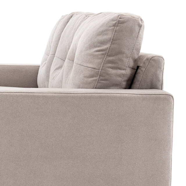 4goodz Hoekbank 3-zits in scandinavisch design linnenlook - 3527258 large