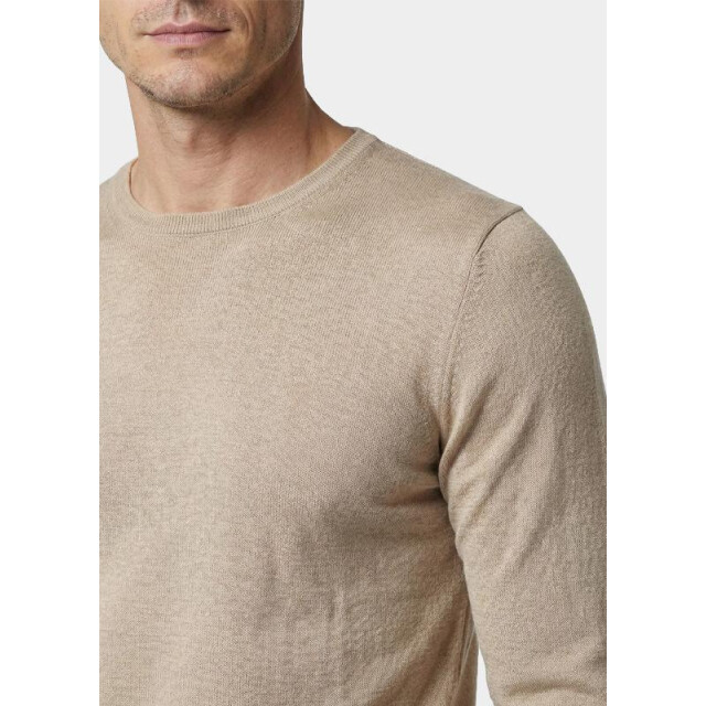 Born with Appetite Pullover heren rick r-neck pullover merino 00005ri12/2500 sand 196398 large