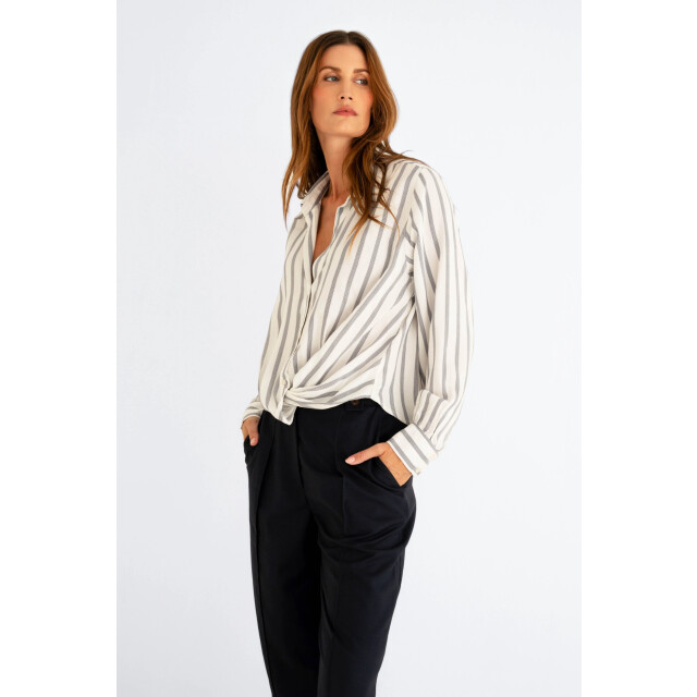 MAICAZZ Sense blouse-silver stripe SENSE large