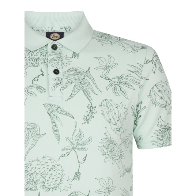 Petrol Industries Heren polo m-1060-pol905 6181 cool mint Petrol M 1060 POL905 6181CoolMint large