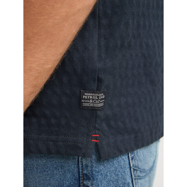 Petrol Industries Heren polo m-1060-pol901 5178 navy blue Petrol M 1060 POL901 5178NavyBlue large