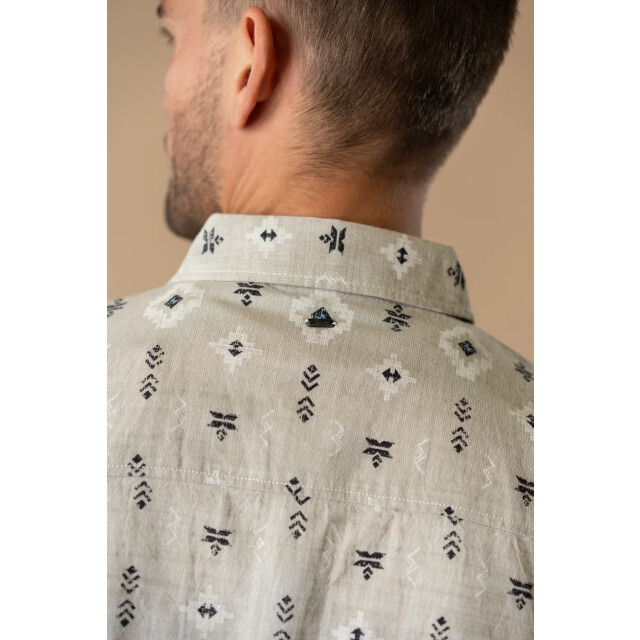 Petrol Industries Heren overhemd m-1060-sis412 7130 light tan Petrol M 1060 SIS412 7130LightTan large