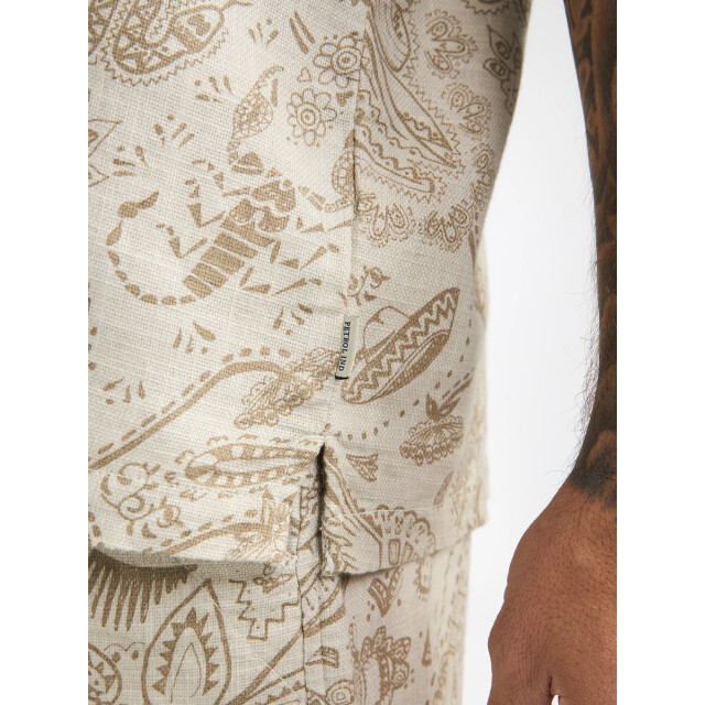 Petrol Industries Heren overhemd m-1060-sis411 0112 seashell Petrol M 1060 SIS411 0112Seashell large