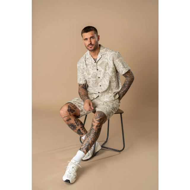 Petrol Industries Heren overhemd m-1060-sis411 0112 seashell Petrol M 1060 SIS411 0112Seashell large