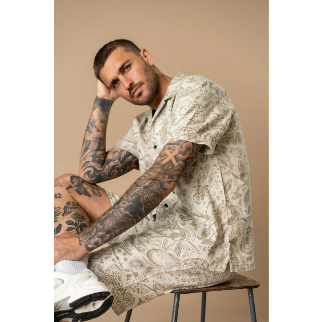 Petrol Industries Heren overhemd m-1060-sis411 0112 seashell Petrol M 1060 SIS411 0112Seashell large