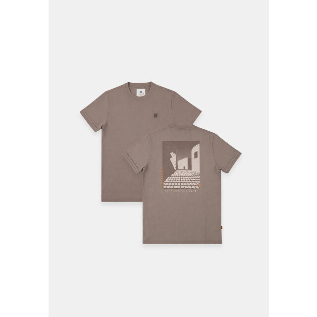 Gabbiano Heren shirt bara 1565111 4232 wood brown Gabbiano 1565111 4232WoodBrown large