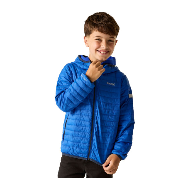 Regatta Childrens/kids hillpack hooded jacket UTRG12628_olympianblue large