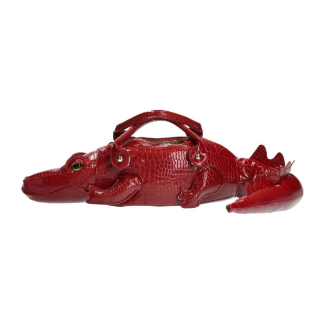 Laura Vita Sac croco rouge Sac Croco large
