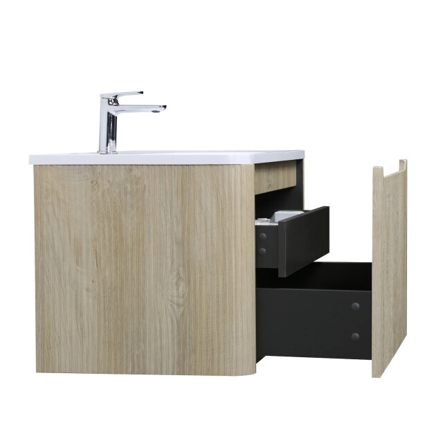 Badplaats Badkamermeubel set tundra 100 x 48 cm licht badmeubel met 3529375 large