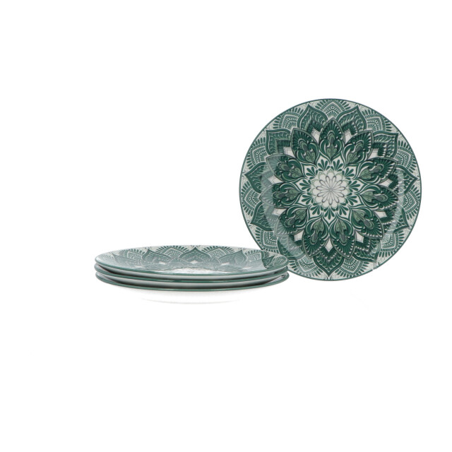 Luzzo ® madala serviesset 4 persoons 12-delig porselein - 3529685 large