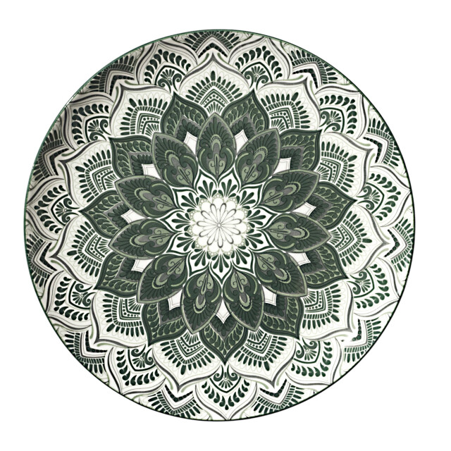 Luzzo ® madala serviesset 4 persoons 12-delig porselein - 3529685 large