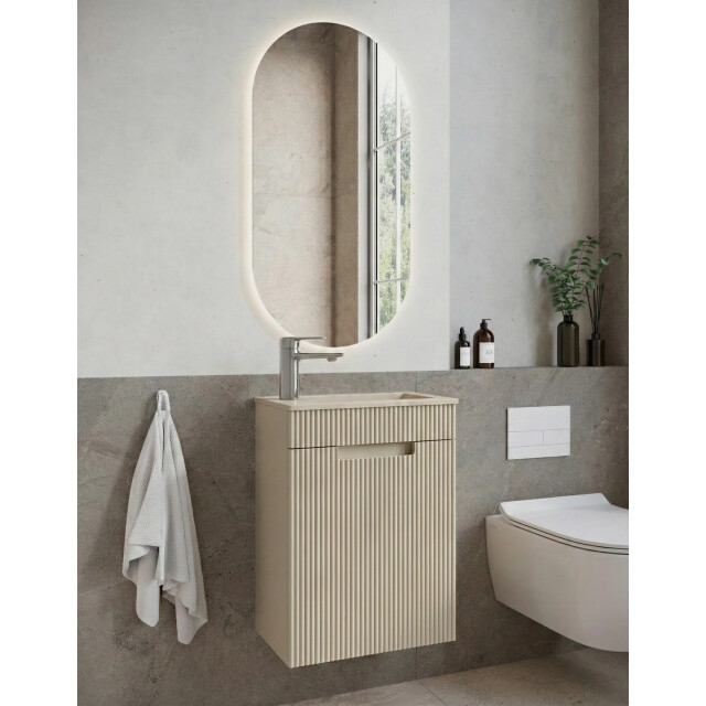 Badplaats Toiletmeubel thermis 40 x 22 cm - fonteinmeubel met 3529374 large