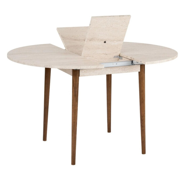 CaliCosy Uitschuifbare eettafel van 100 tot 131 cm met rond tafelblad klara 3529372 large